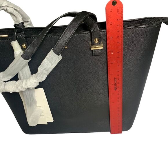 LOVEVOOK Shoulder Tote Black Bag with envelope clutch - Picture 9 of 12